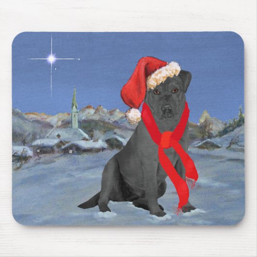 Black Labrador Retriever Mousepad (Vorne)