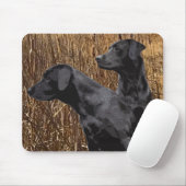 Black Labrador Retriever Mousepad (Mit Mouse)