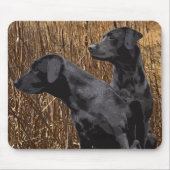 Black Labrador Retriever Mousepad (Vorne)