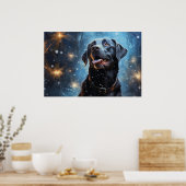 Black Labrador Retriever Poster (Küche)