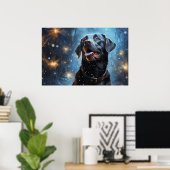Black Labrador Retriever Poster (Heimbüro)