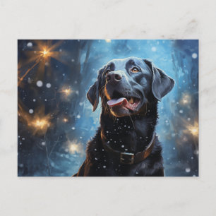 Black Labrador Retriever Postkarte