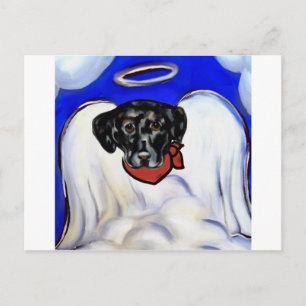 Black Labrador Retriever Postkarte