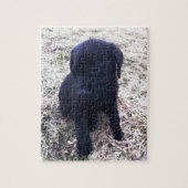 Black Labrador Retriever Puppy Puzzle (Vertikal)