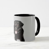 Black Labrador Retriever Puppy Tasse (VorderseiteRechts)
