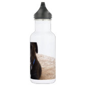 Black Labrador Retriever Puppy Trinkflasche (Rechts)