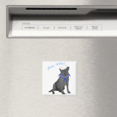 Black Labrador Retriever Sailor Magnet (In Situ (Geschirrspüler))