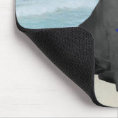 Black Labrador Retriever Sailor Mousepad (Ecke)