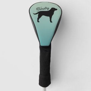 Black Labrador Retriever Silhouette Individuelle N Golf Headcover