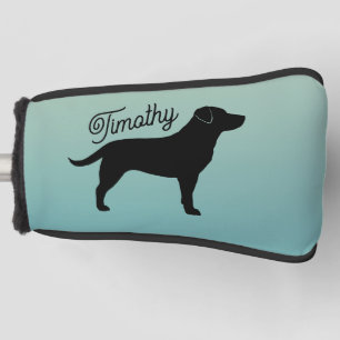 Black Labrador Retriever Silhouette Individuelle N Golf Headcover