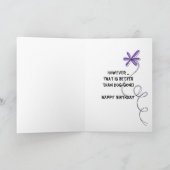 Black Labrador Retriever Spaß Karte (Innenseite)