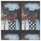 Black Labrador Retriever Stoff (Nahaufnahme)