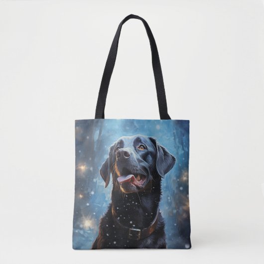 Black Labrador Retriever Tasche (Vorderseite)