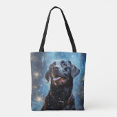 Black Labrador Retriever Tasche (Rückseite)