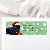 Black Labrador Retriever Weihnachtsschneeflocke (Insitu)