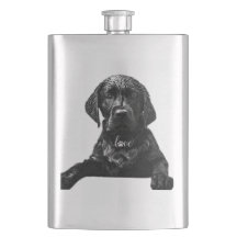 Black Labrador Retriever Welppy T - Shirt Throw Pi