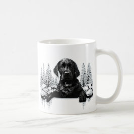 Black Labrador Retriever Welppy T - Shirt Throw Pi Kaffeetasse