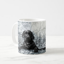 Black Labrador Retriever Welppy T - Shirt Throw Pi Kaffeetasse