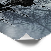 Black Labrador Retriever Welppy T - Shirt Throw Pi Poster (Ecke)