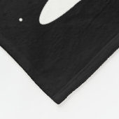 Black Labrador Santa Hat Reindeer Tree Lights Chri Fleecedecke (Ecke)