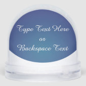 Black Labrador Snow Globe Custom Dog Snow Globe Schneekugeln (Rückseite)