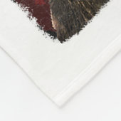 Black Labrador T Shirt Gift USA Flag Labrador Eige Fleecedecke (Ecke)