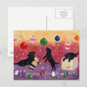 Black Labrador Weihnachten (Vorne/Hinten)