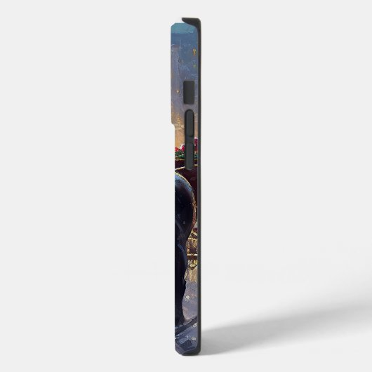 Black Labrador Weihnachten Case-Mate iPhone Hülle (Rückseite / Links)