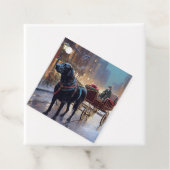 Black Labrador Weihnachten Geschenkanhänger (Beispiel)