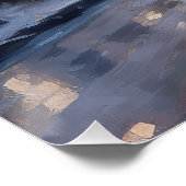 Black Labrador Weihnachten Poster (Ecke)