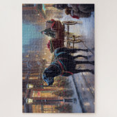 Black Labrador Weihnachten Puzzle (Vertikal)