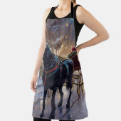 Black Labrador Weihnachten Schürze (InSitu)