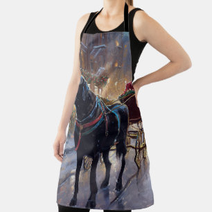 Black Labrador Weihnachten Schürze