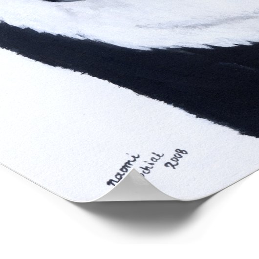 Black Labrador Weihnachtsbaum Poster (Ecke)