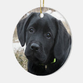 Black Labrador Weihnachtsschmuck (Links)