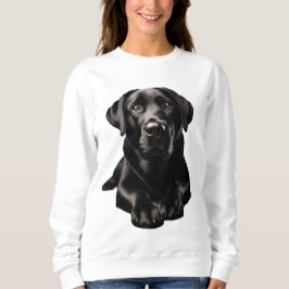 Black Labrador Women's Sweatshirt