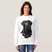 Black Labrador Women's Sweatshirt (Vorne ganz)