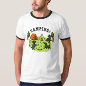 Black Labradors Camping Tshirt (Vorderseite)