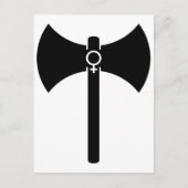 Black Labrys Postkarte (Vorderseite)