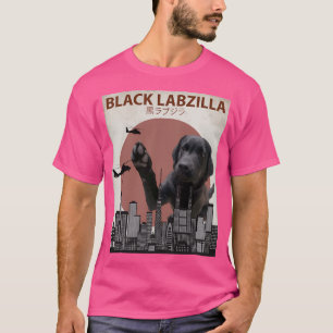 Black Labzilla - Riesenschildkröte Retriever Labra T-Shirt