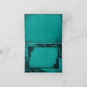 Black Lace Aquamarin Modern Goth Danke (Innenseite)