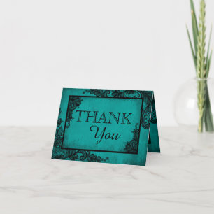 Black Lace Aquamarin Modern Goth Danke
