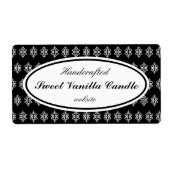 Black Lace Business Labels (Vorne)