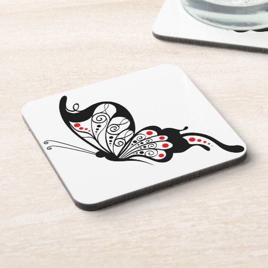 Black Lace Butterfells 2 Getränkeuntersetzer (Linke Seite)