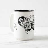 Black Lace Butterfells 3 Zweifarbige Tasse (Vorderseite Links)