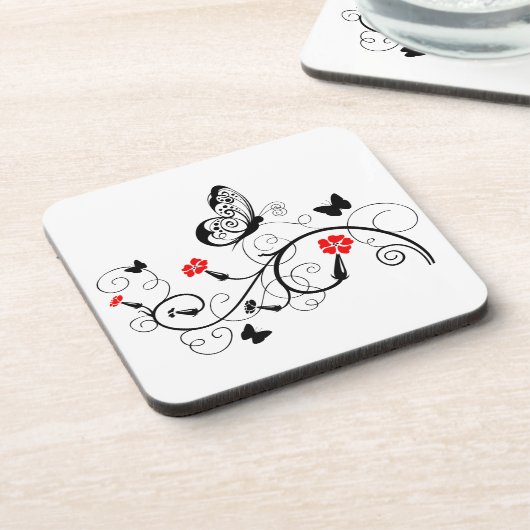 Black Lace Butterfells 4 Untersetzer (Linke Seite)