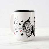 Black Lace Butterfells 7 Zweifarbige Tasse (Vorderseite Links)