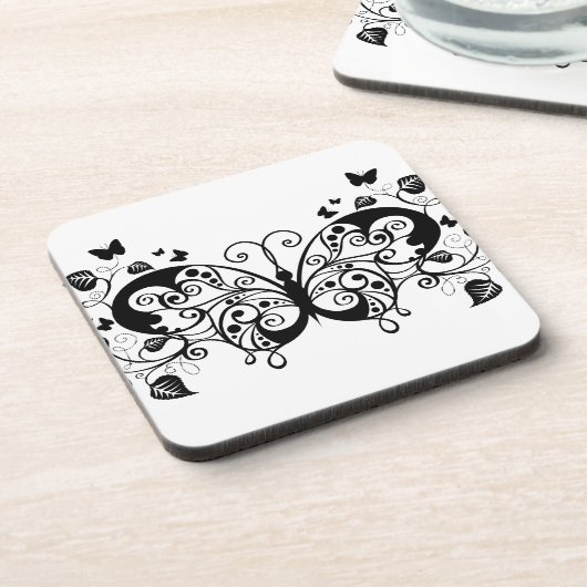 Black Lace Butterfells 9 Getränkeuntersetzer (Linke Seite)