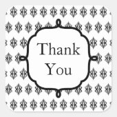 Black Lace Danke Stickers (Vorderseite)