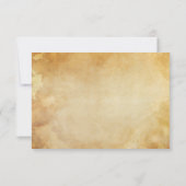 Black Lace Gothic Response Card Mitteilungskarte (Rückseite)